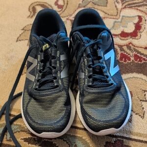 New Balance Women's Blue and Yellow Athletic Running Shoes